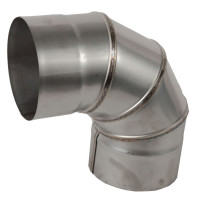 Отвод 90° (НЕРЖ-439/1,0) d-200 (УМК)