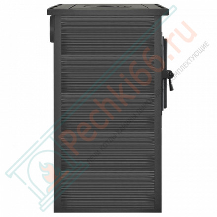 Печь-камин Панорама Антрацит с плитой (Этна)