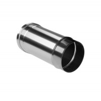 Труба прямая L=250 без изол (НЕРЖ-321/0,8) d-130 (Дымок-Lux)