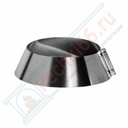 Юбка на трубу с изол (НЕРЖ-439/0,5) d-150/230 (Дымок)