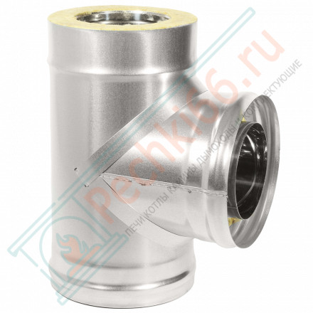 Тройник Термо 87° ТРТ-Р (304-0.8/304) d-200/300 (ТиС Стандарт)