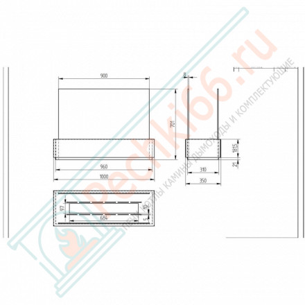 Биокамин Apolon Сатин (ZeFire)