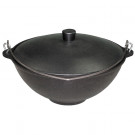 Чугунный казан с крышкой и ручкой 12л. (Балезино)