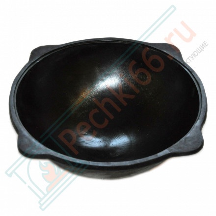 Узбекский чугунный казан круглое дно 50 л. без крышки (Наманган DAVR METALL)