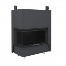 Каминная топка CFL 1000B левая, черный шамот (Stav)