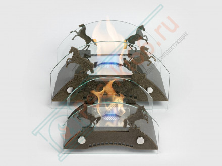 Биокамин Графский мост S, бронза (LuxFire)