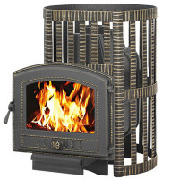 Чугунная печь для бани Легенда Ковка 28 224 (Везувий) до 30 м3