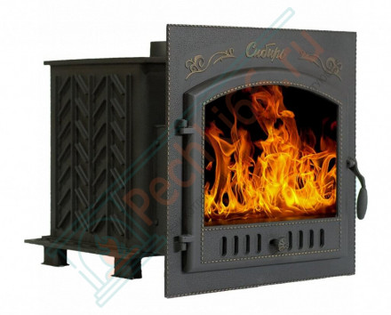 Чугунная банная печь "Сибирь-25" (дверка 700х700) под обкладку (Сибирь-Премиум)