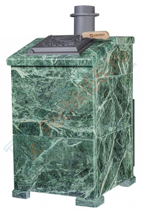 Чугунная печь для бани Комплект GFS ЗК 18 (М) Президент 830/40 Змеевик (ТехноЛит)