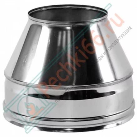 Конус Факел V50R с изол (AISI-321/0,5-ОЦИНК-RAL/0,5) d-250/350 (Вулкан)