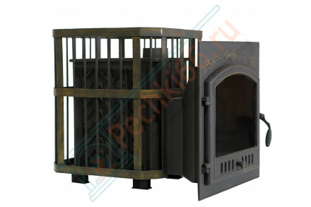 Чугунная банная печь "Сибирь-25" (дверка 700х700) (Сибирь-Премиум)