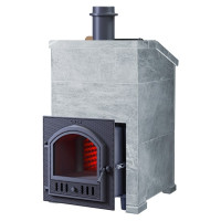Чугунная печь для бани Комплект GFS ЗК 18 (П) Президент 850/50 Талькохлорит (ТехноЛит)