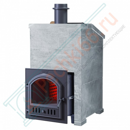 Чугунная печь для бани Комплект GFS ЗК 18 (П) Президент 850/50 Талькохлорит (ТехноЛит)