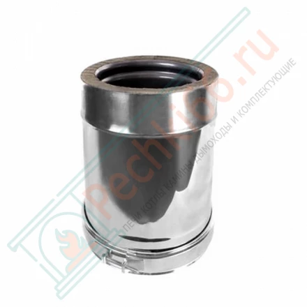 Сэндвич труба для дымохода L=250 (AISI-316L/0,8-AISI-304/0,5) d-200/300 (Craft-HF-50)