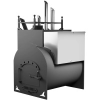 Банная печь Горыныч Мини З/К, под бак 60 л, закрытая каменка с парогенератором ТермоСфера