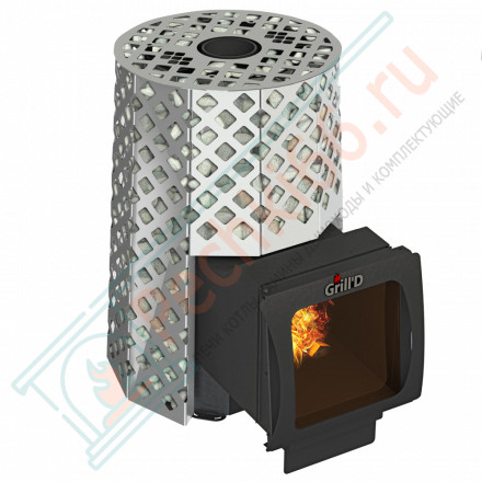 Печь для бани Violet Steel Romb Long Window Max Pro (Grill’D)