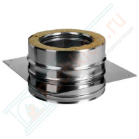 Опора на трубу с изол (НЕРЖ-321/0,5-НЕРЖ-439/0,5) d-300/380 (Дымок-Lux)