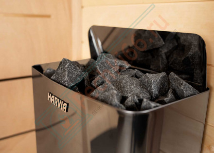 Электрокаменка The Wall SW45 Black Steel (Harvia)