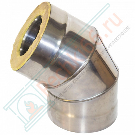 Сэндвич-отвод 135° (НЕРЖ-439/1,0-НЕРЖ-439/0,5) d-160/220 (УМК)