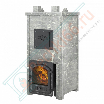 Печь для бани Эверест "Легкий пар Профи" в облицовке Талькохлорит, S-50 мм (Everest)