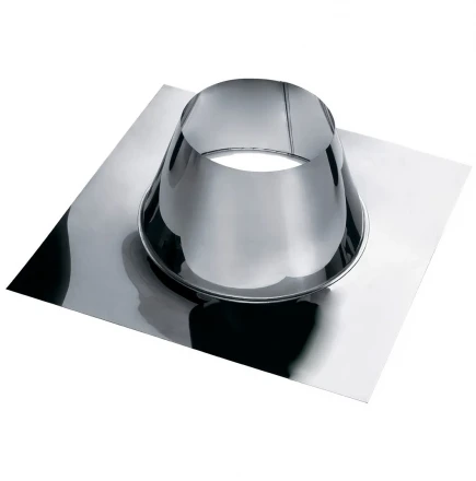 Кровельный элемент 0° на трубу с изол V50R (AISI-304/0,5) d-120/220 (Вулкан)