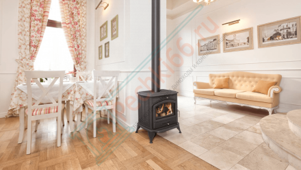 Чугунная печь-камин KOZA K6 турбина (Kratki)