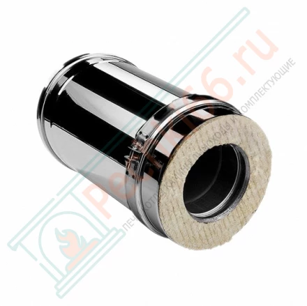 Сэндвич труба V50R с изол L=250 (AISI-321/0,5-ОЦИНК/0,5) d-180/280 (Вулкан)