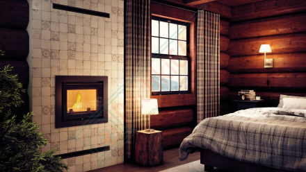 Стальная топка Zuzia/PW/15/W/DECO (Kratki)