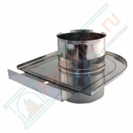 Шибер-задвижка (НЕРЖ-430/0,8) d-200 (Ferrum HF)