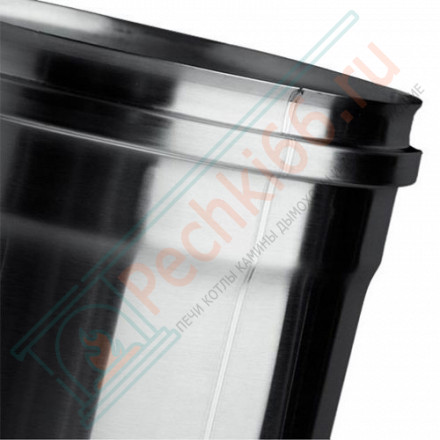 Сэндвич-отвод 90° (AISI-316L/0,8-AISI-304/0,5) d-130/230 (Craft-HF-50B)