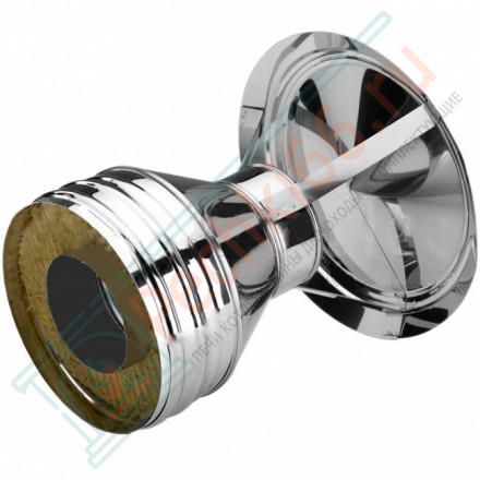 Зонт V50R с изол (AISI-321/0,8-AISI-304/0,5) d-200/300 (Вулкан-Cerablanket)