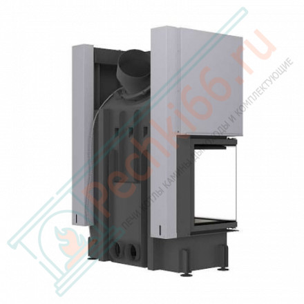 Топка Дельта 1000 LB два стекла левая черный шамот (Экокамин)